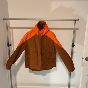 louis vuitton denim jacket hoodie size 50 (us XL)